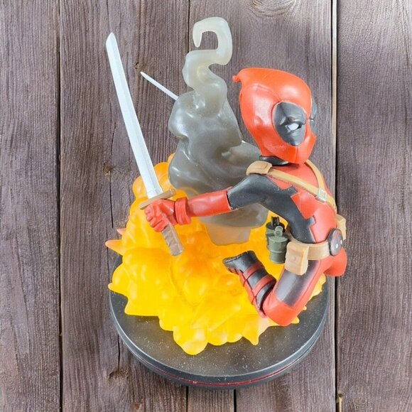 Marvel Comics Q Fig QMX Deadpool Loot Crate Exclusive Hard Plastic Figurine - Picture 1 of 12